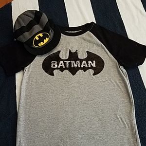 Batman shirt and hat